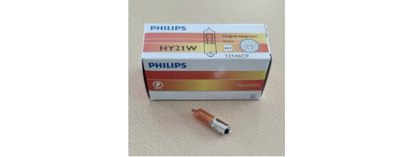 Lemputė 12v 21w Hologen.BAW9s 12146 PHILIPS GELTONA