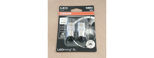 12v 2 KONT. LED KOMPL. 2VNT BALT. 7528DWP-02B OSRAM