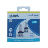 HB3/4   9005 / 9006  LED LEMPŲ KOMPLEKTAS  NARVA   18038  12/24V  24W 6500K