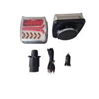 Galin. LED  žibintų komplektas 12V su magnetais  belaidis L2321-WL